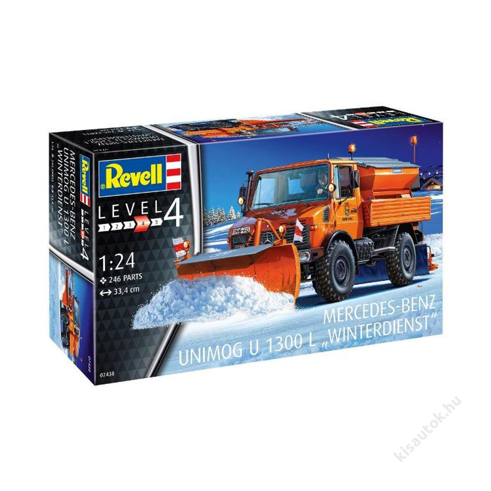 Maquette Revell 1/24 - Camion Kommunal Unimog Winterdienst Réf 7503 - Neuf