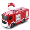Kép 1/4 - Vízspriccelős akkumulátoros távirányítós tűzoltóautó 30cm-es E572-003