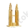 Kép 2/4 - Piececool Petronas Torony 3d fém makett szett