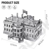 Kép 5/5 - Piececool Fehér Ház 3d fém makett szett