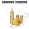 Kép 3/4 - Piececool Big Ben 3d fém makett szett
