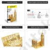 Kép 4/4 - Piececool Big Ben 3d fém makett szett