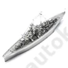 Kép 1/4 - Piececool Bismarck battleship 3d fém makett szett