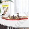 Kép 7/7 - Piececool Fuso csatahajó 3d fém makett szett