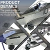 Kép 2/3 - Piececool P-51 Mustang 3d fém makett szett