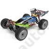Kép 1/8 - Villámgyors professzionális távirányítós versenyautó +60Km/h WLtoys 144001 zöld