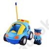 Mesefigurás elemes távirányítós autó kicsiknek - rendőrös cartoon car