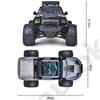 Kép 3/6 - Nagysebességú masszív távirányítós Pickup versenyautó 35 km/h BG1525 Warrior kék