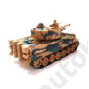 Kép 2/5 - ZEGAN Tiger 1 távirányítós tank infra lövéssel 1/28 terepszínű