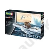 Kép 3/8 - Revell 1:350 German Submarine Type VII C/41 tengeralattjáró makett