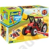 Kép 1/12 - Revell 1:20 Traktor homlokrakodóval és figurával JUNIOR KIT munkagép makett