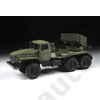 Kép 3/5 - Zvezda 1:35 Russian Truck-Mounted Multiple Rocket Launcher "Grad" BM-21 harcijármű makett