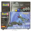 Kép 1/6 - Revell 1:72 Messerschmitt Me262 & P-51B Mustang Combat Set SET repülő makett