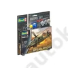 Kép 1/8 - Revell 1:100 AH-64A Apache SET helikopter makett