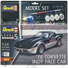 Kép 2/7 - Revell 1:24 '78 Corvette Indy Pace Car SET autó makett