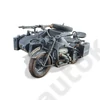 Kép 2/3 - Italeri 1:9 Zündapp KS 750 with sidecar makett harcjármu