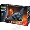 Kép 3/9 - Revell 1:72 Lockheed Martin F-117A Nighthawk repülő makett
