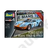 Kép 2/8 - Revell 1:24 Ford GT40 Le Mans 1968 & 1969 Limited Edition autó makett
