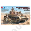Kép 7/7 - Tamiya 1:35 Ger. PzKpfw.IV Aus.F w/Motorc. DAK tank makett
