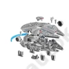 Kép 3/3 - REV-6566 Revell 1:164 Millennium Falcon (Light/Sound): Build & Play