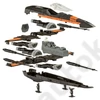 Kép 3/3 - Revell 1:78 Poe's Boosted X-Wing Fighter Build and Play Star Wars makett