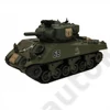 Kép 1/2 - YHToys M4A3 Sherman műanyaglövedékes távirányítós tank 43cm-es olajzöld
