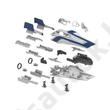 Revell 1:44 Star Wars Resistance A-Wing Fighter, blue Build and Play Revell 1:44 Star Wars Resistance A-Wing Fighter, blue Build and Play