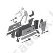 Revell 1:28 Star Wars 2db! Imperial Patrol Speeder Build and Play Revell 1:28 Star Wars 2db! Imperial Patrol Speeder Build and Play