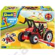 Revell 1:20 Traktor homlokrakodóval és figurával JUNIOR KIT Revell 1:20 Traktor homlokrakodóval és figurával JUNIOR KIT