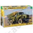 Zvezda 1:35 Russian Truck-Mounted Multiple Rocket Launcher "Grad" BM-21 Zvezda 1:35 Russian Truck-Mounted Multiple Rocket Launcher "Grad" BM-21
