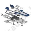Revell 1:44 Star Wars Resistance A-Wing Fighter, blue Build and Play Revell 1:44 Star Wars Resistance A-Wing Fighter, blue Build and Play
