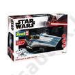 Revell 1:44 Star Wars Resistance A-Wing Fighter, blue Build and Play Revell 1:44 Star Wars Resistance A-Wing Fighter, blue Build and Play