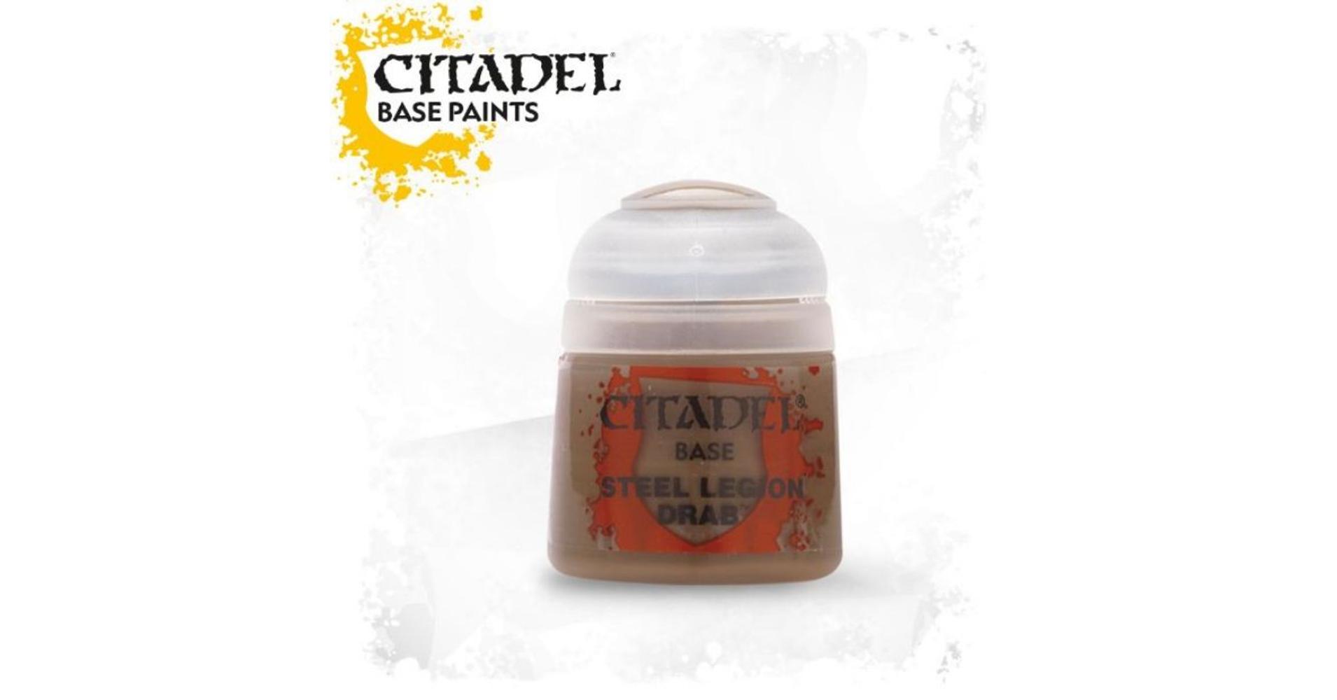 CITADEL Base Steel Legion Drab (12ML) - CITADEL FESTÉKEK