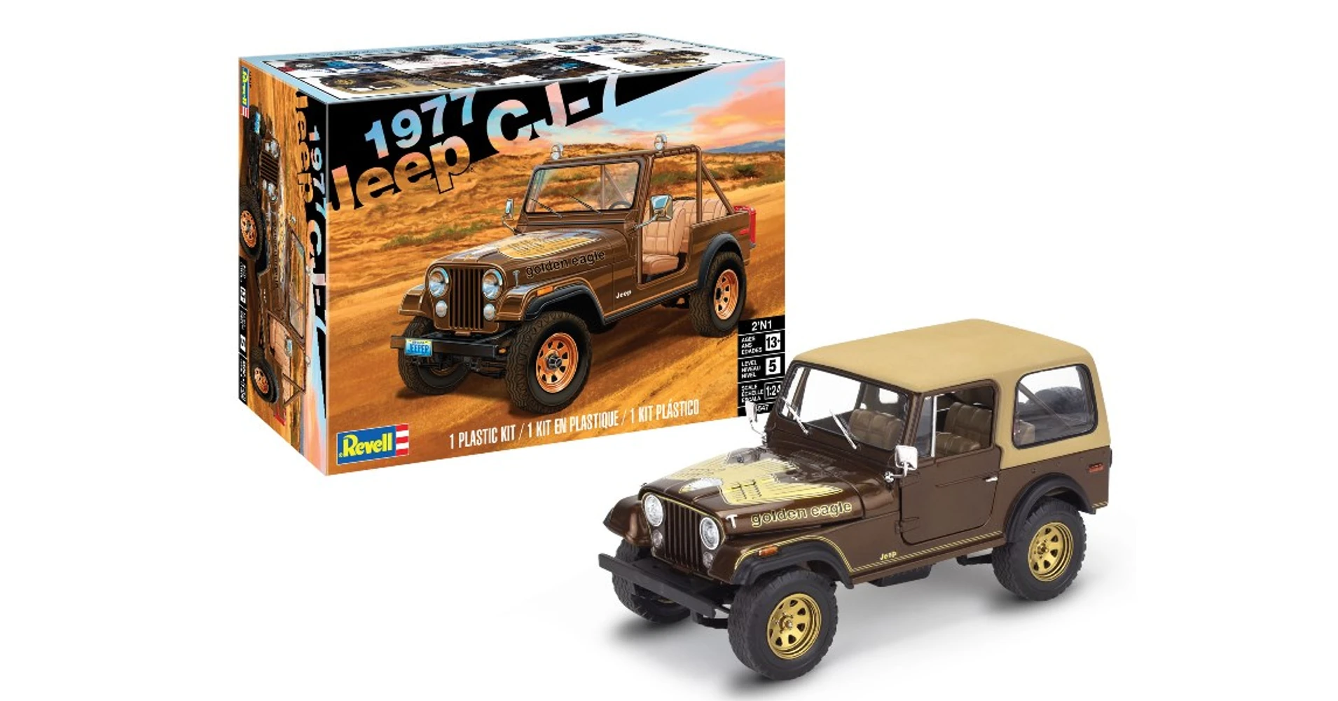 Revell 14547 77 Jeep CJ-7 Maquette de voiture 1:24 – Electronic Suisse