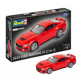 REV-7743 Revell 1:25 2024 Ford Mustang GT Click System makett autó