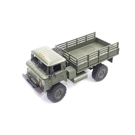 Valósághű Gaz-66 távirányítós teherautó 1/16 10km/h WPL B24 zöld
