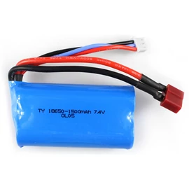 WLtoys 12423, 12427, 12429 Akkumulátor 7.4V 1500mAh Li-Ion