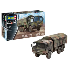 Revell 1:35 MAN 7t Milgl 6x6 harcijármű makett