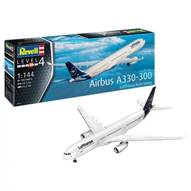 REV-3816 Revell 1:144 Airbus A330-300 - Lufthansa New Livery makett repülo