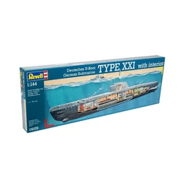 REV-5078 Revell 1:144 German Submarine Type XXI with interior