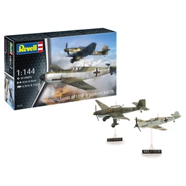 Revell 1:144 Messerschmitt Bf109E & Junkers Ju87B Stuka makett repülő