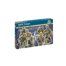 ITA-6191 Italeri 1:72 Nato troops 1980 makett figura szett