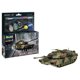 Revell 1:72 M1A1 AIM(SA)/ M1A2 Abrams makett készlet kiegészítőkkel