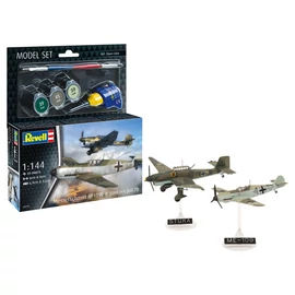 REV-63770 Revell 1:144 Messerschmitt Bf109E & Ju87B Stuka 2db-os makett szett kiegészítokkel