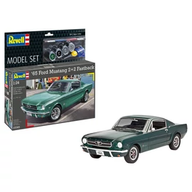 Revell 1:24 1965 Ford Mustang 2+2 Fastback makett készlet kiegészítőkkel