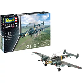 REV-4961 Revell 1:32 Messerscmitt Bf110 C-2/C7 repülő makett