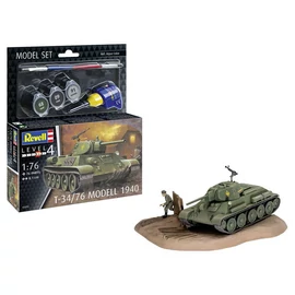 REV-63294 Revell 1:76 T-34/76 Model 1940 makett szett kiegészítokkel