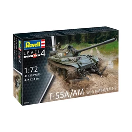 REV-3328 Revell 1:72 T-55A/AM with KMT-6/EMT-5