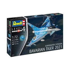 REV-3818 Revell 1:72 Eurofighter Typhoon Bavarian Tiger 2021 repülő makett