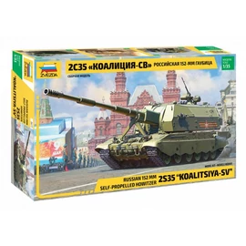 Zvezda 1:35 2S35 "Koalitsiya-SV" Russian 152mm Self-Propelled Howitzer